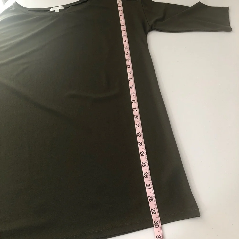 Leith Green Mini Shift Dress Size XS - Picture 10 of 11